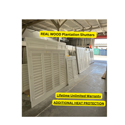 Rush Real Wood Plantation Shutters